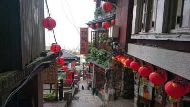 台湾旅行　2019　5日目　⑬　朝の九份散歩は気持ちがいい。猫もたくさん散歩してます(*^ω^*)